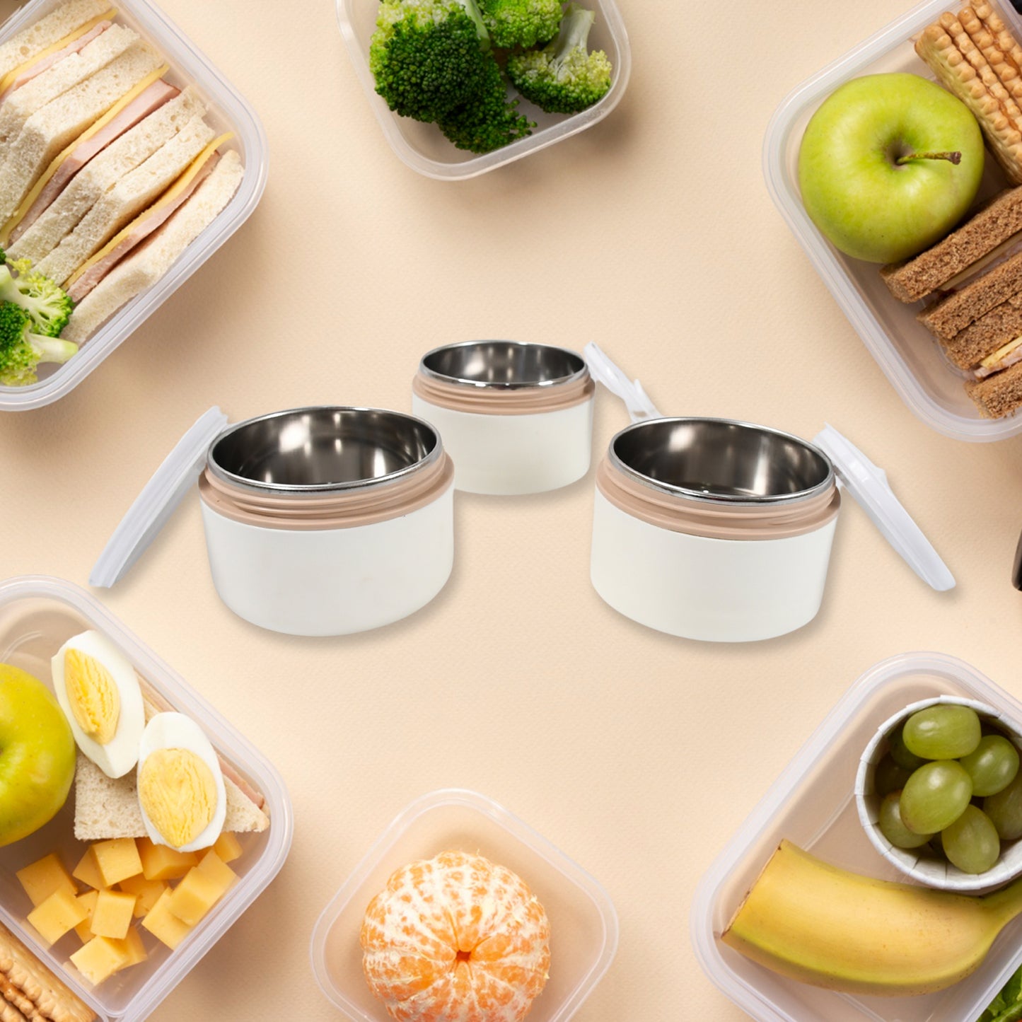 Ganesh Smart Stack 2/3 Layer Portable Lunch Box