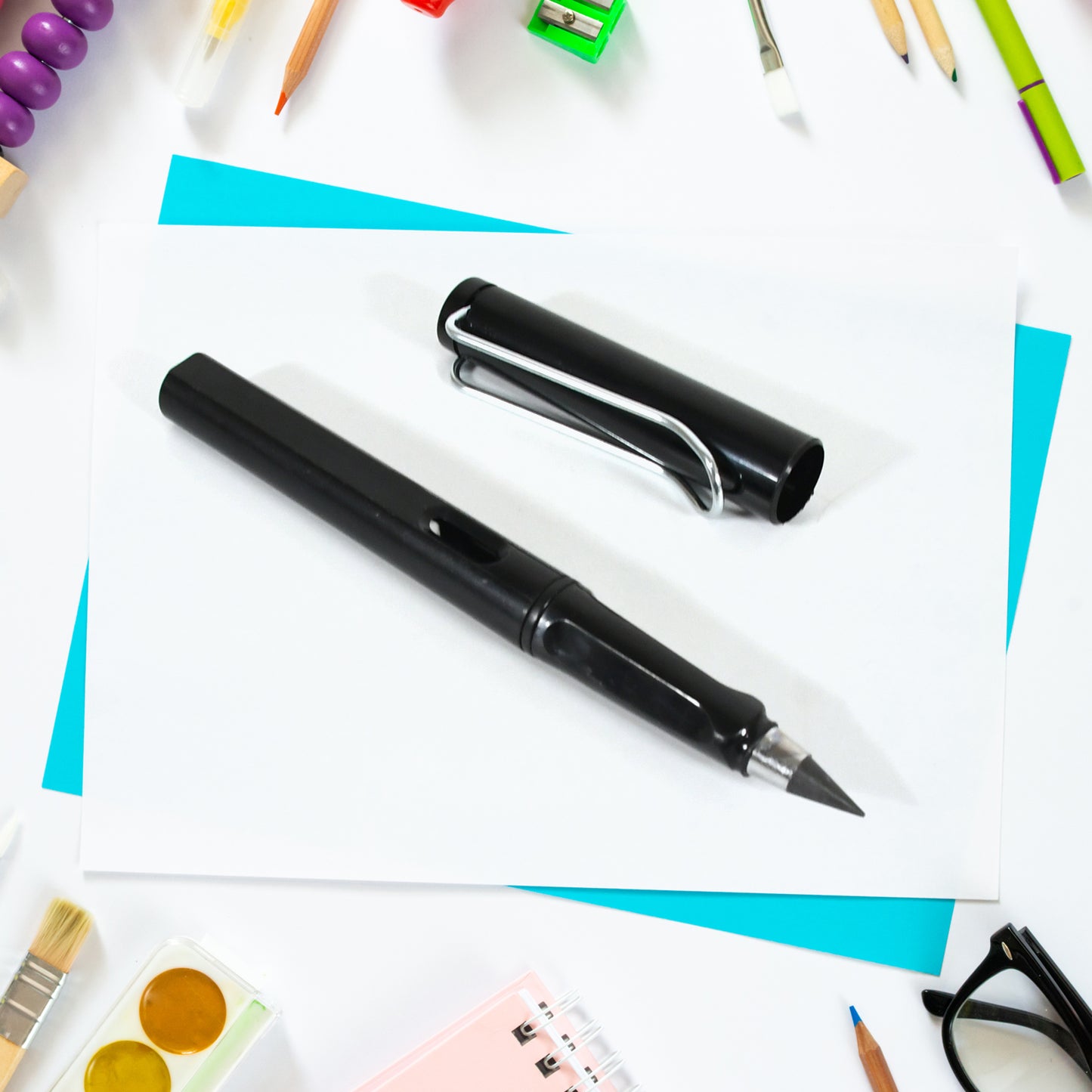 2 in 1 Everlasting Pencil Replaceable Head With Eraser