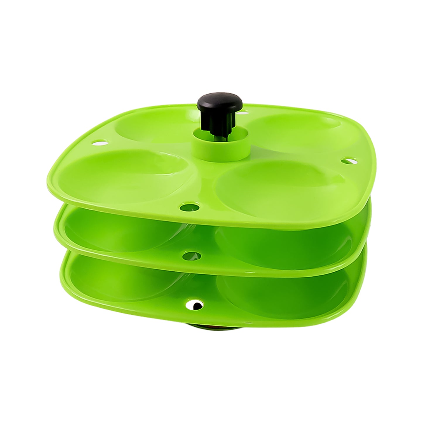 3 Layer Plastic Idli Stand
