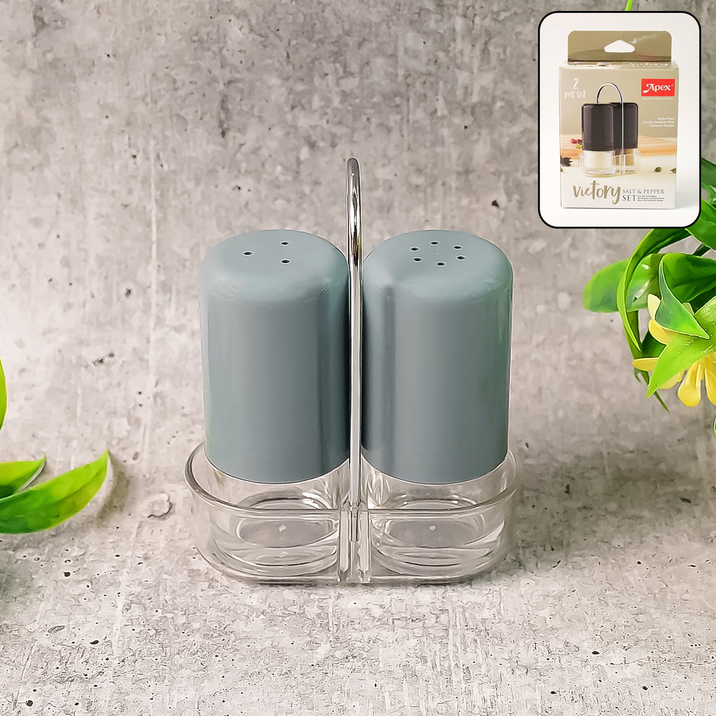 Apex Victory Salt Pepper Dispenser Set