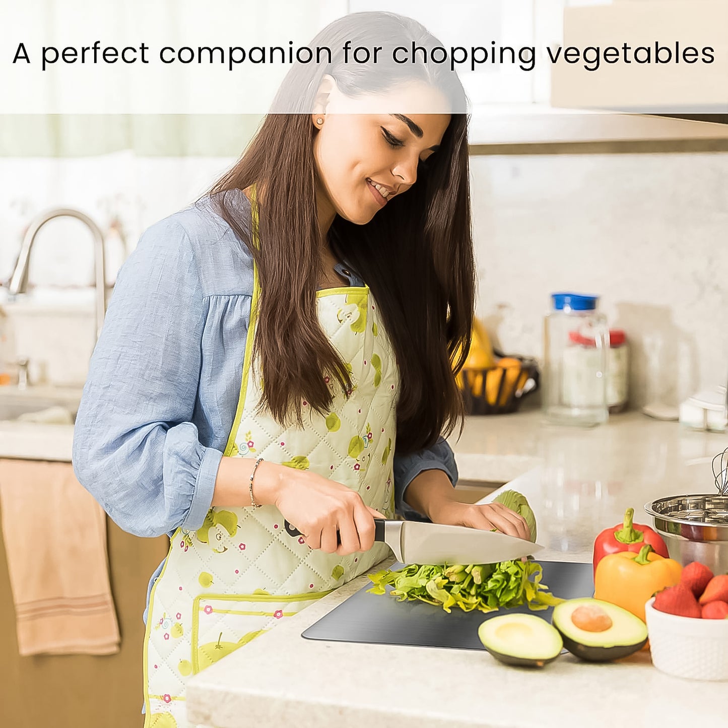 Stainless Steel Vegetable Chopping Board