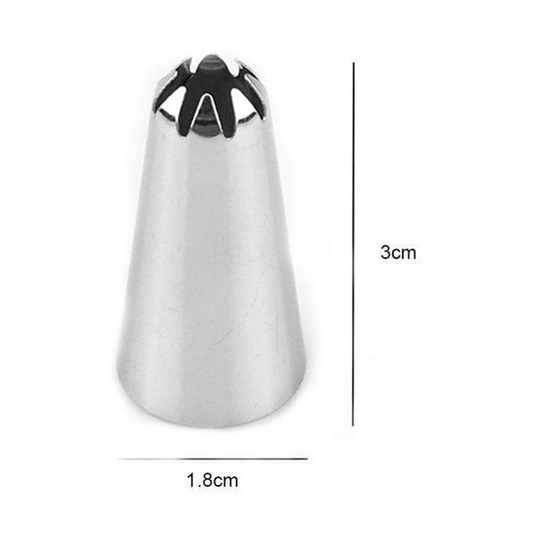 Stainless Steel Cake Decorating Nozzle (12pcs)