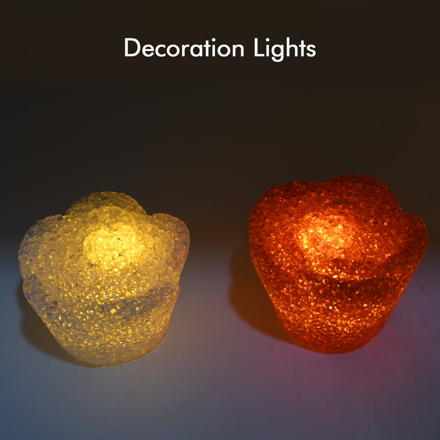 Multi Shape Small LED Crystal Night Lamp (6 Pc Set)