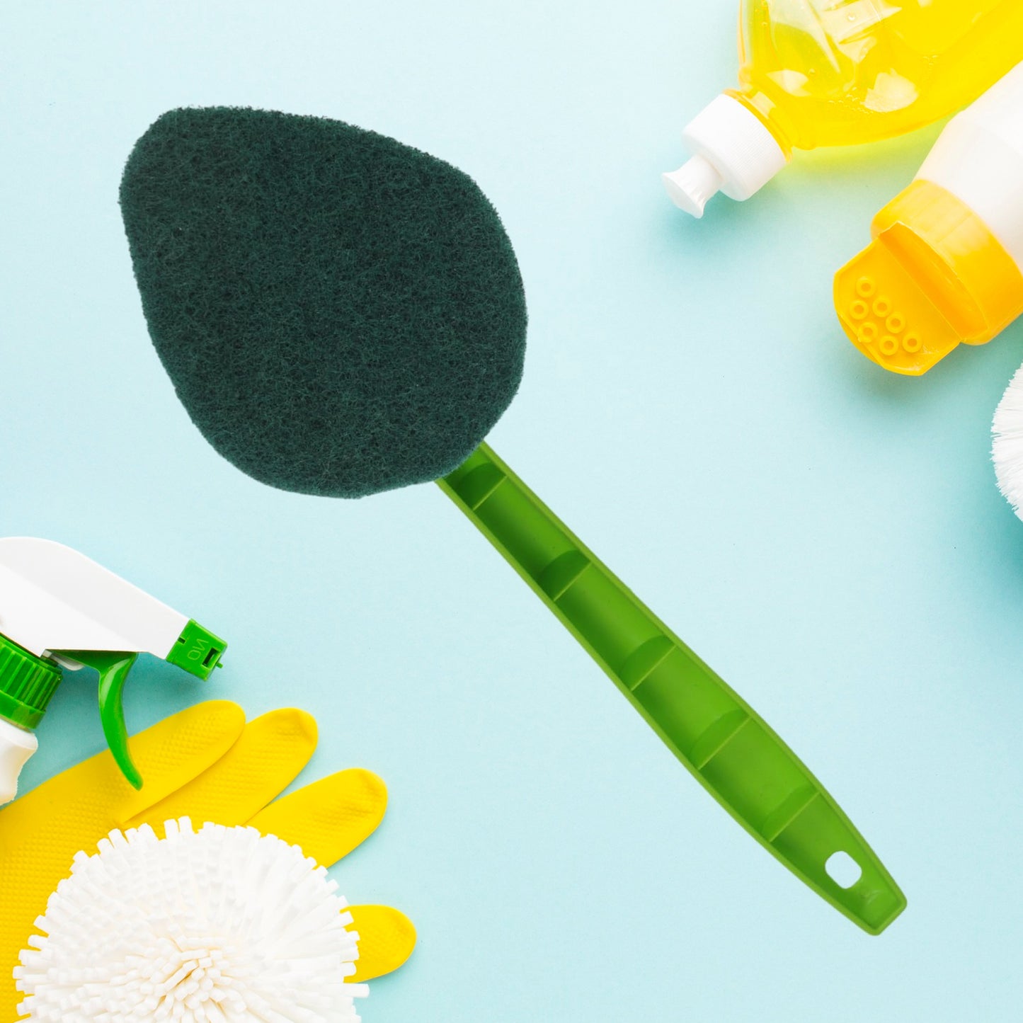 Scrubber Hockey With Long Handle