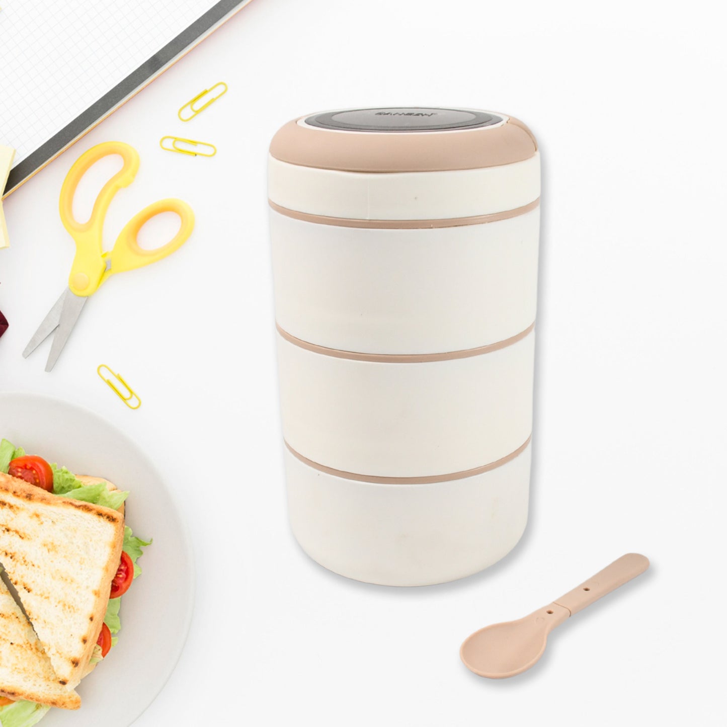 Ganesh Smart Stack 2/3 Layer Portable Lunch Box