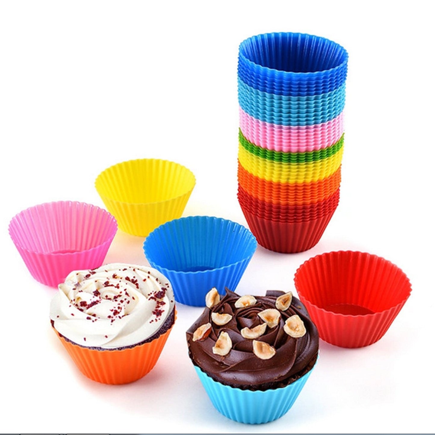 Silicone Cupcake Mould 6pcs Set