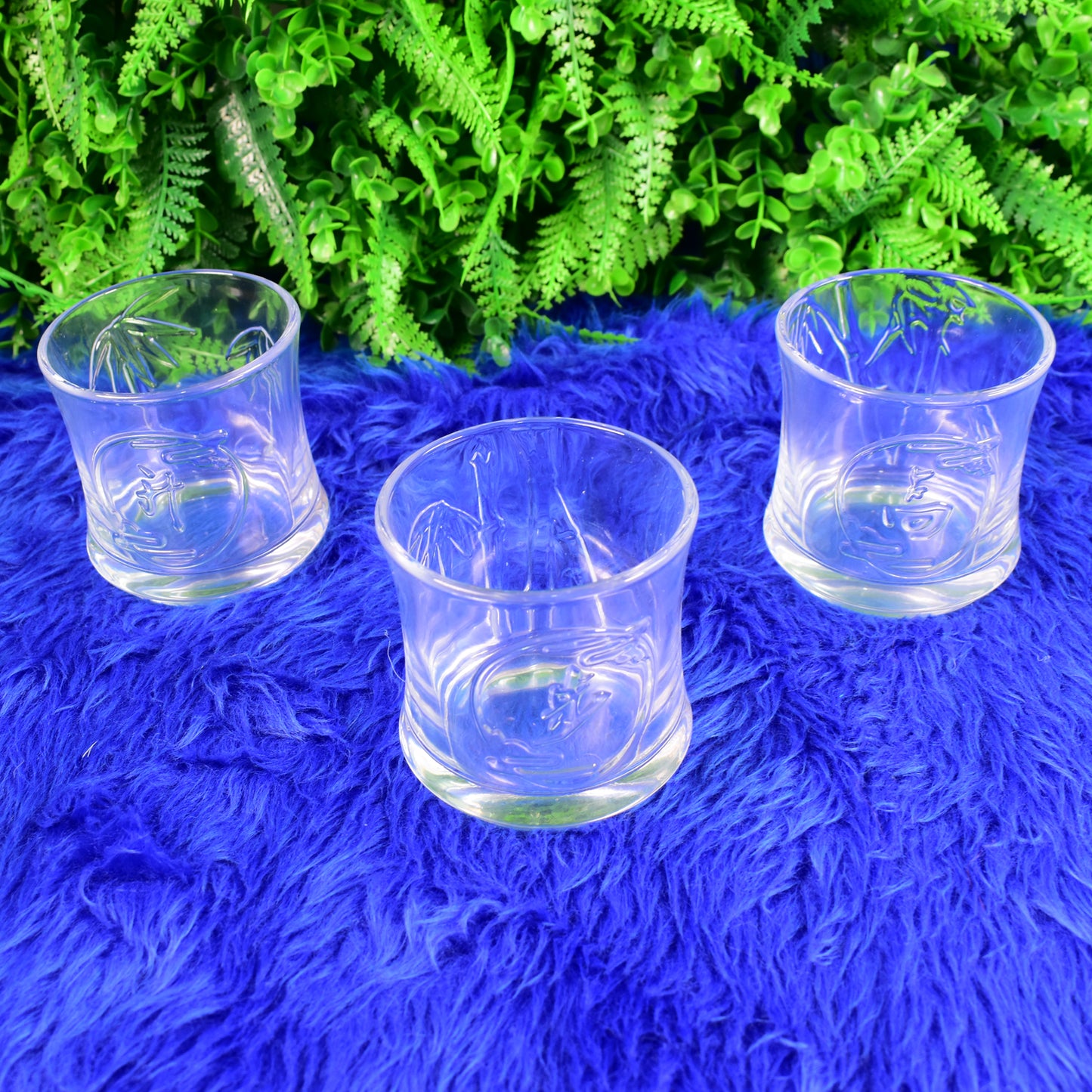 Glass 3 Pc Tumbler 1 Pc Cup Set (4 Pcs Set)