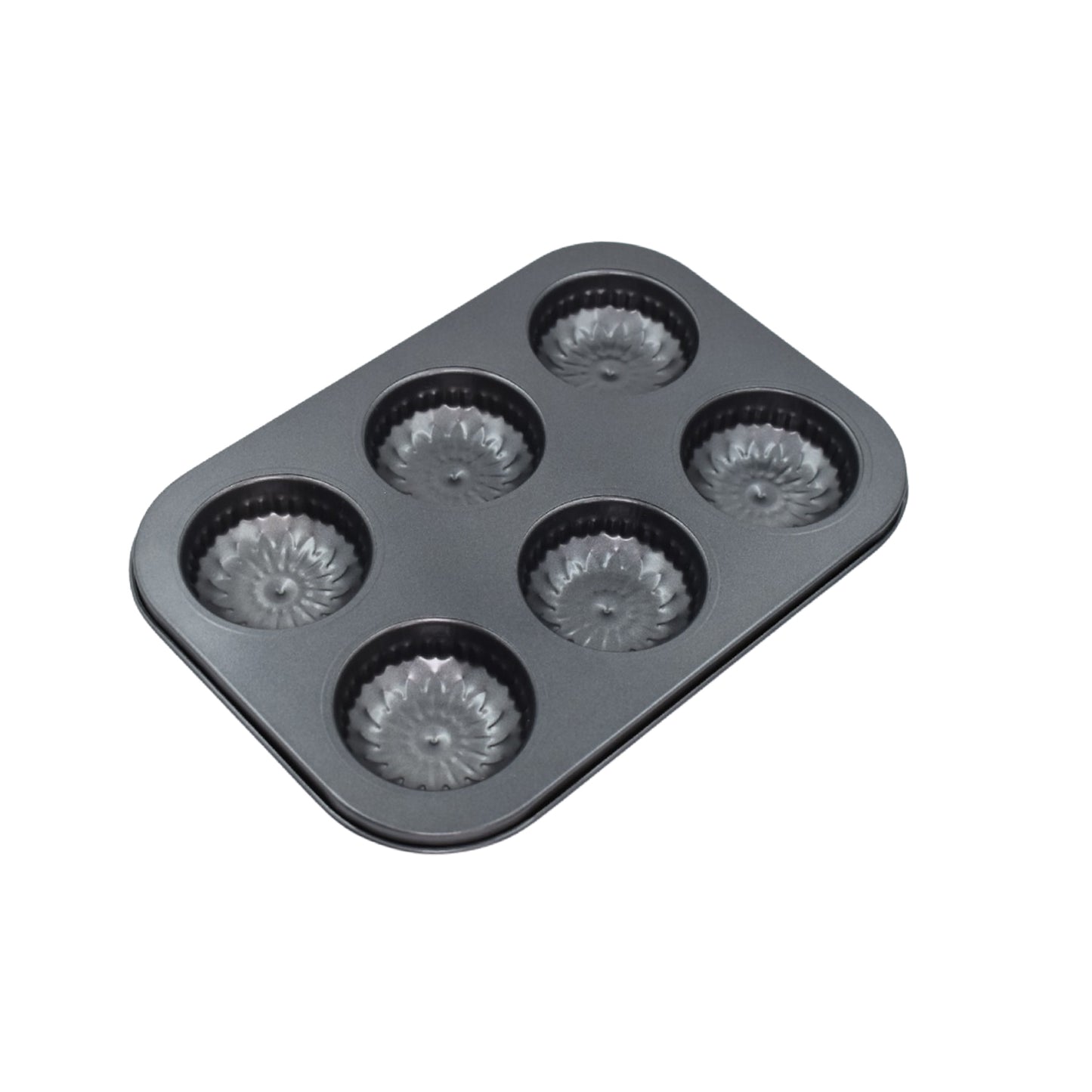 6 Slot Non-stick Cupcake Baking Molds