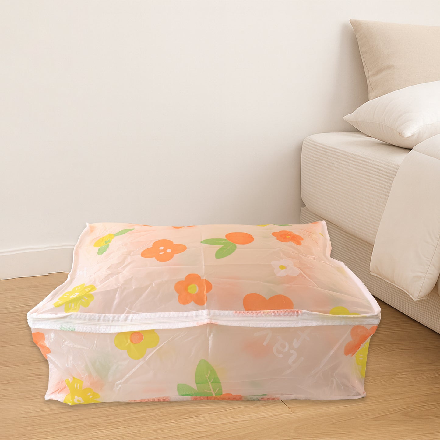 Large Blanket Storage Bag With Zipper 40x83 Cm