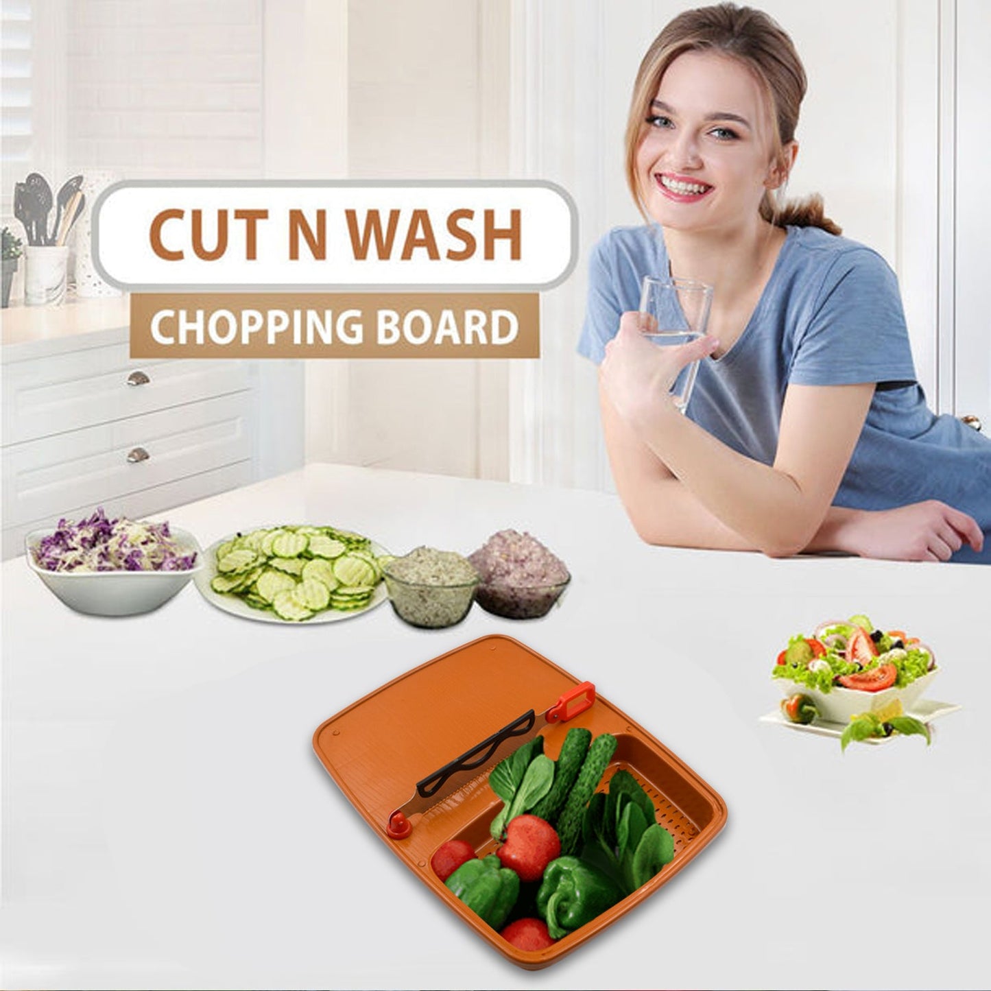 Cut N Wash Chopping Board