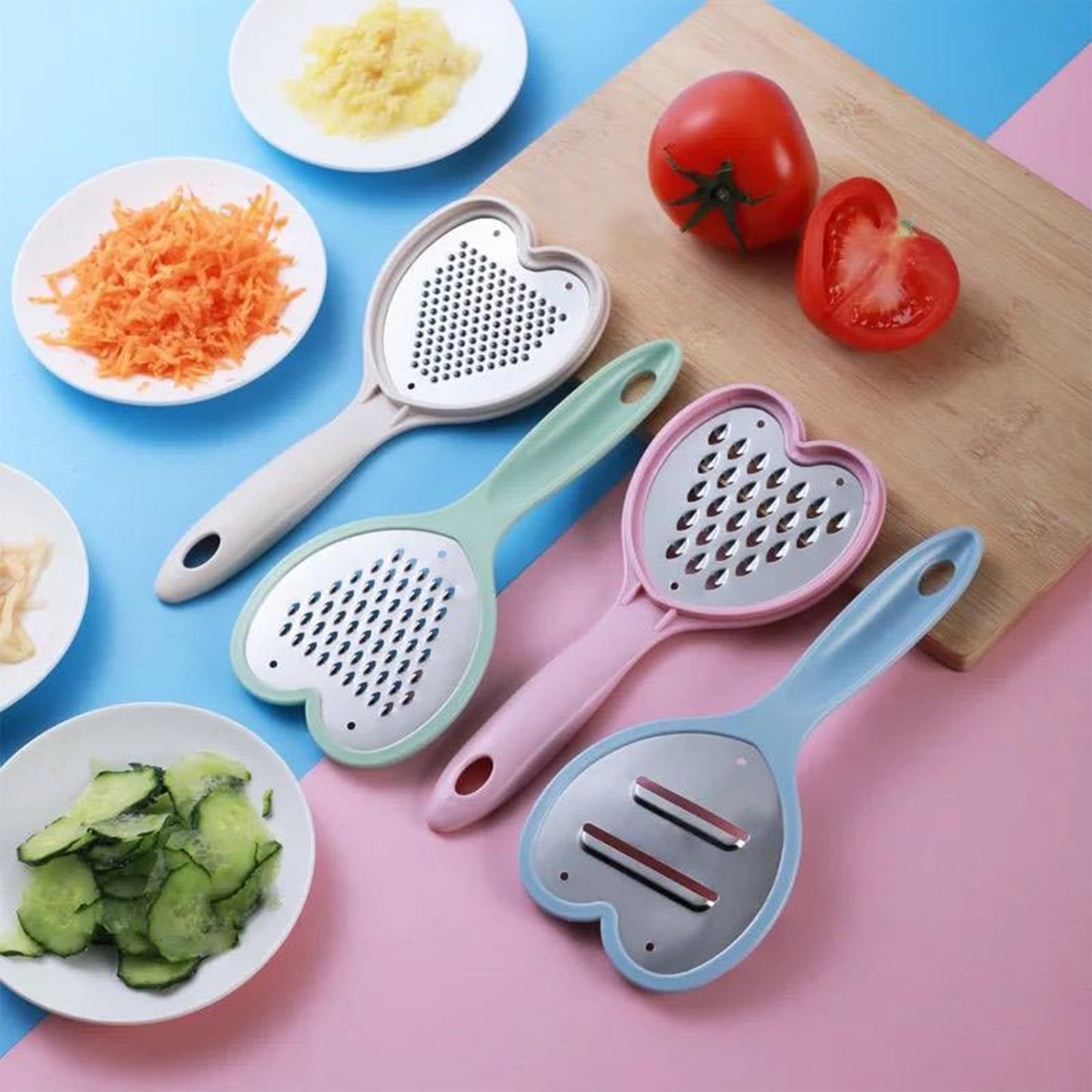Heart Multipurpose Grater Set (pack of 4)