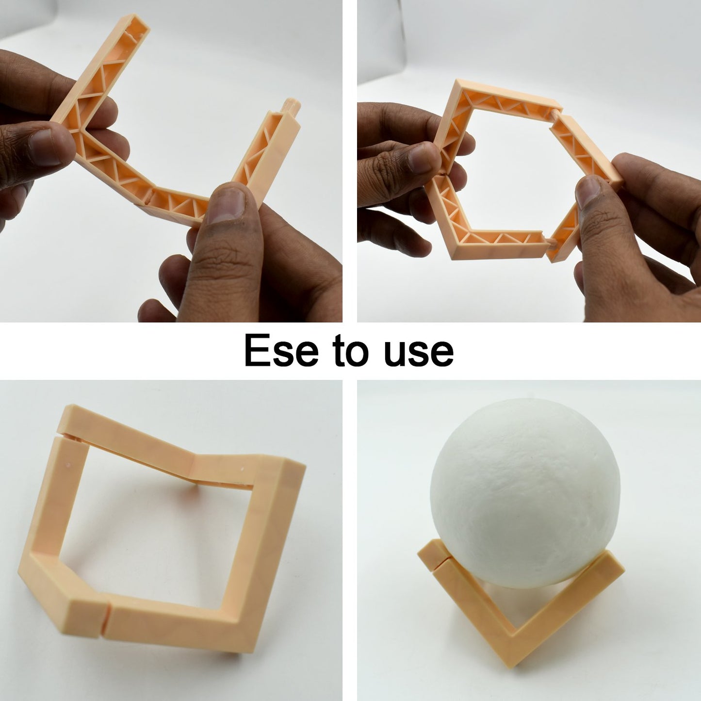 3D Power Moon Lamp With Touch Control Adjust Brightness