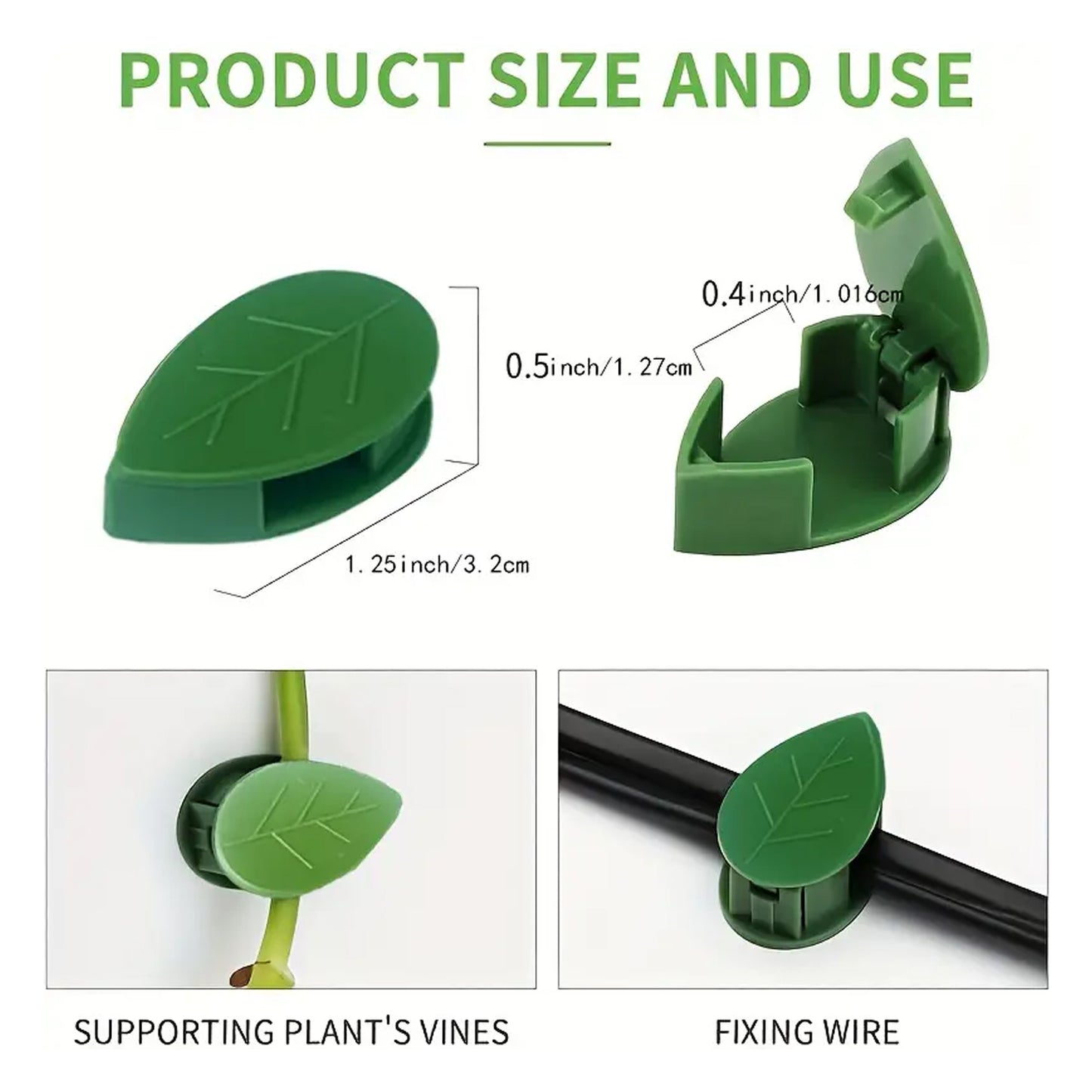 Plant Climbing Wall Fixture Clip (10pcs)