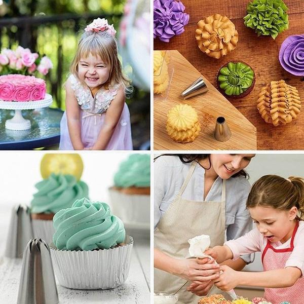 Stainless Steel Cake Decorating Nozzle (12pcs)