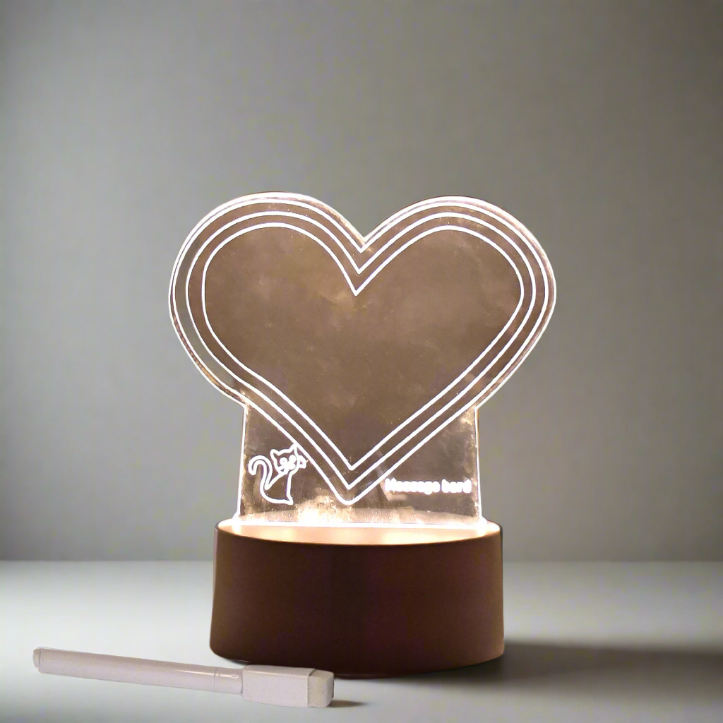 3D Acrylic Decorative Lamp With Pen