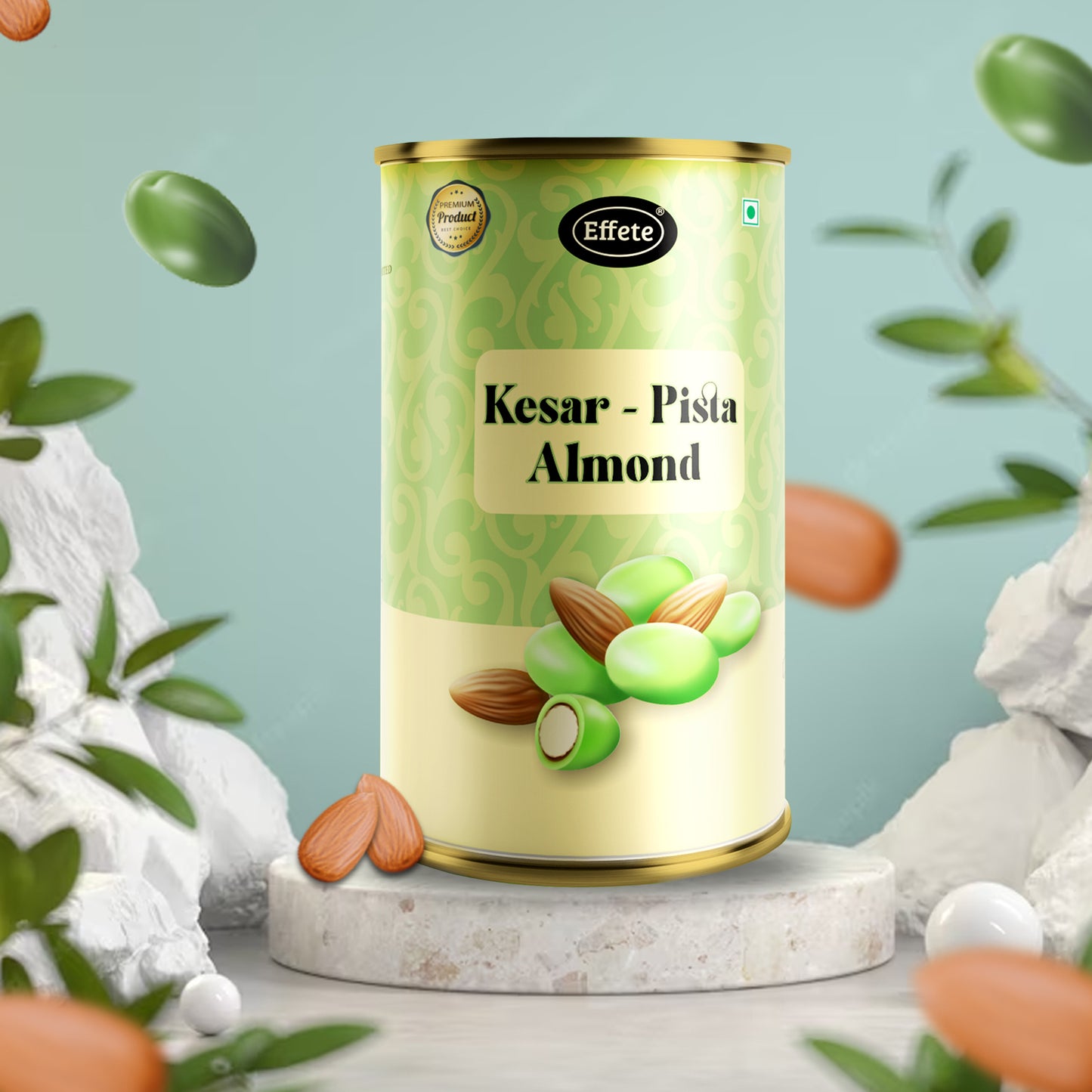 Kesar-Pista Almonds Chocolate (96 G)