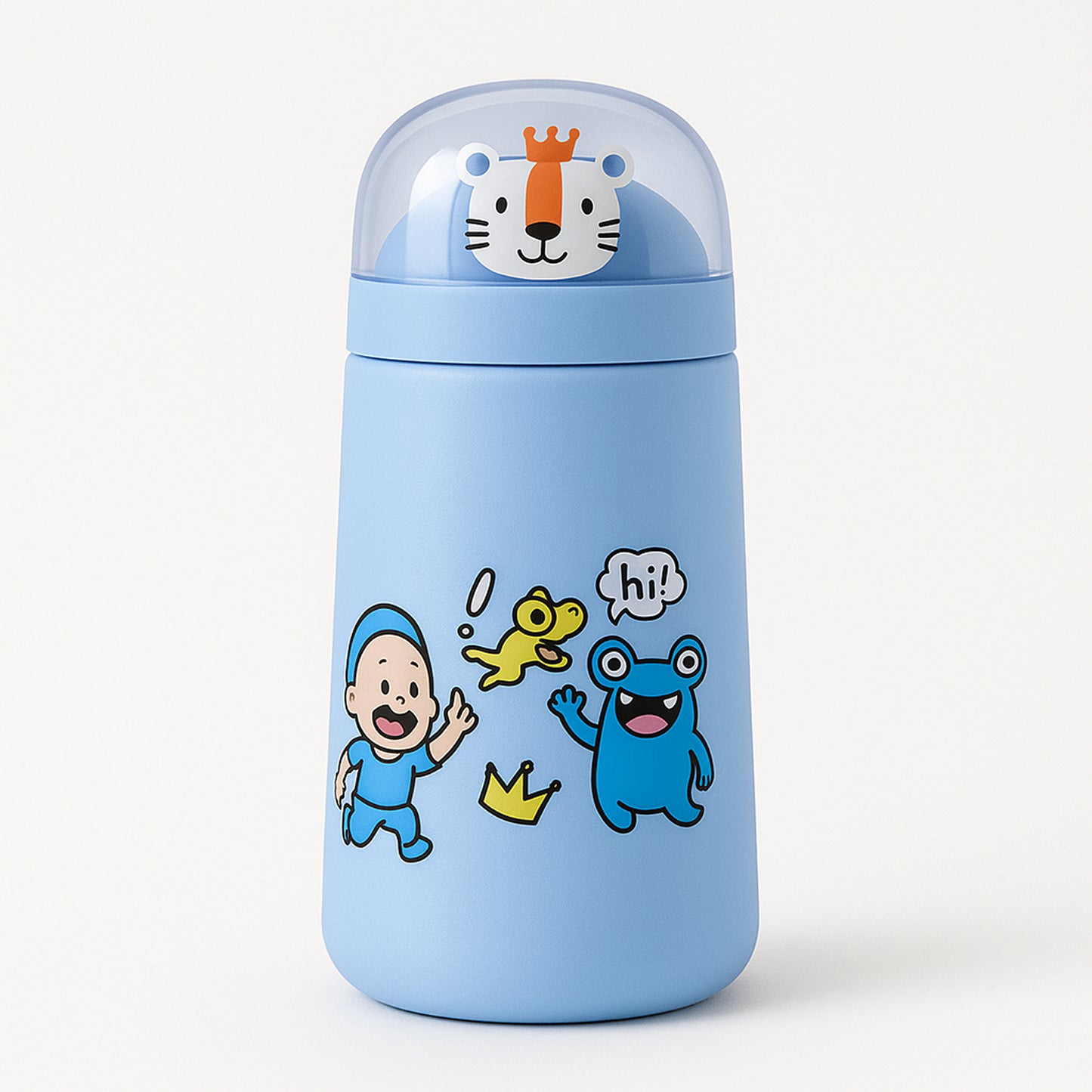 Cartoon Glass Water Bottle 350ml