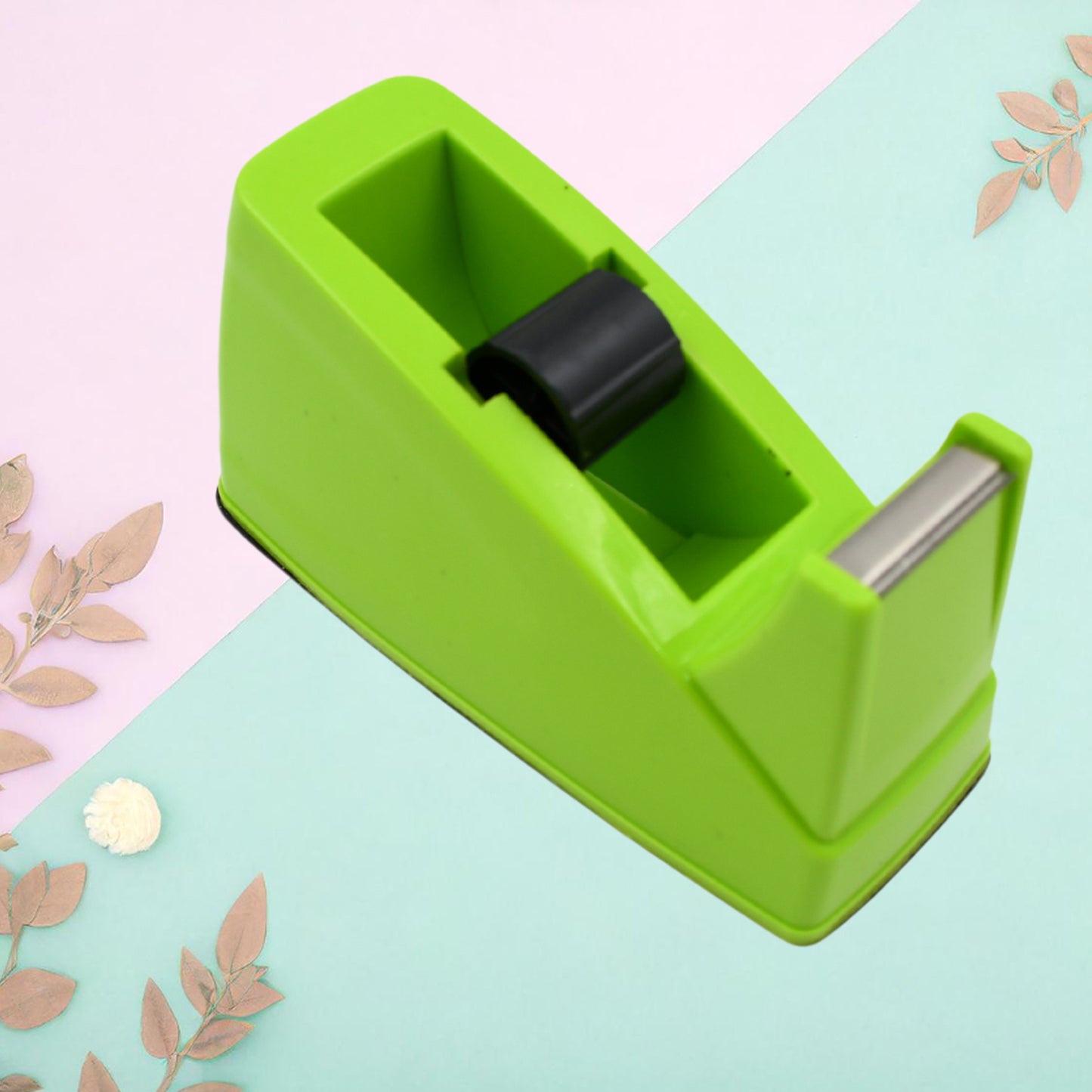 9514 Plastic Tape Dispenser Cutter For Home Office Use Tape Dispenser For Stationary Tape Cutter Packaging Tape School Supplies (1 Pc 515 Gm)