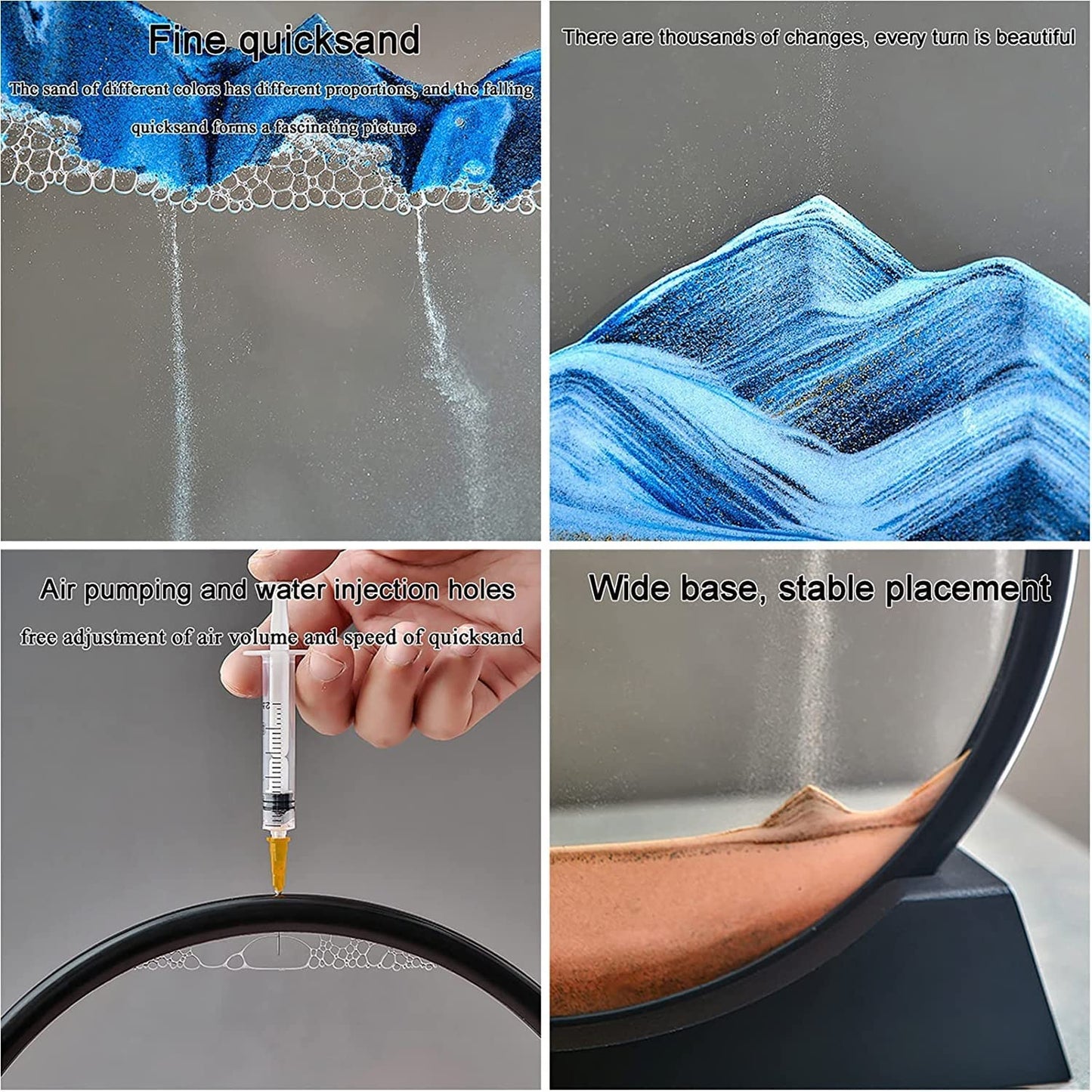 3D Moving Sand Art