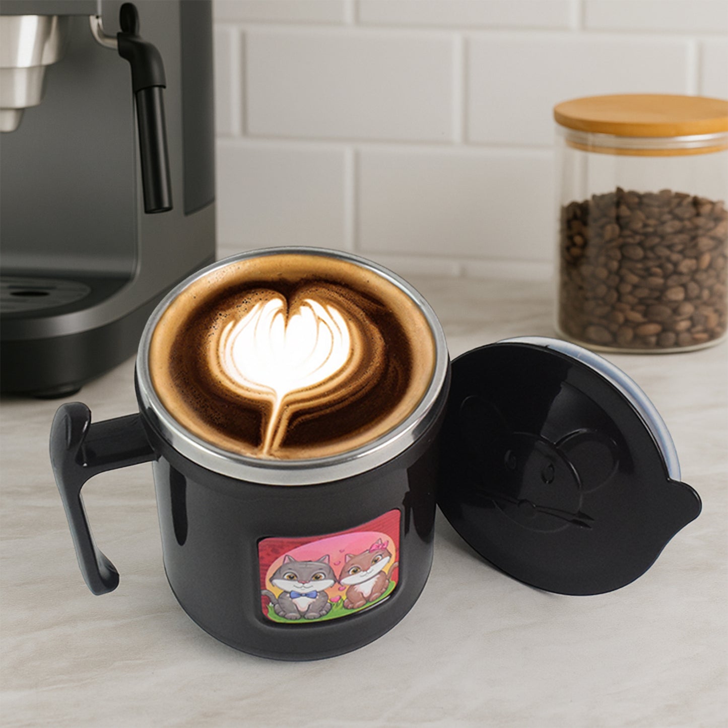 Apex Cute Cat Stainless Steel Insulated Mug