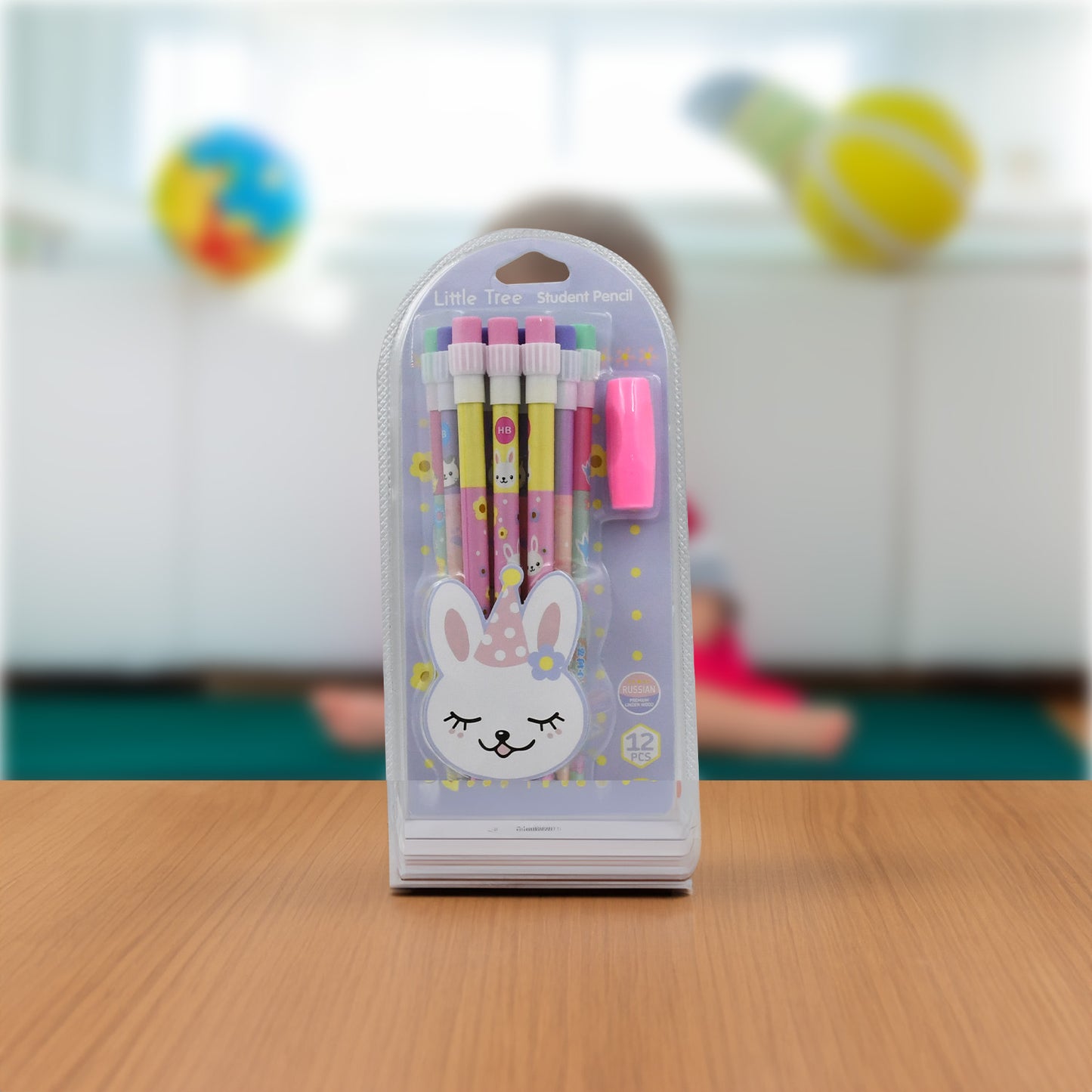 Cute Rabbit Drawing Pencil Set (14 Pc Set)