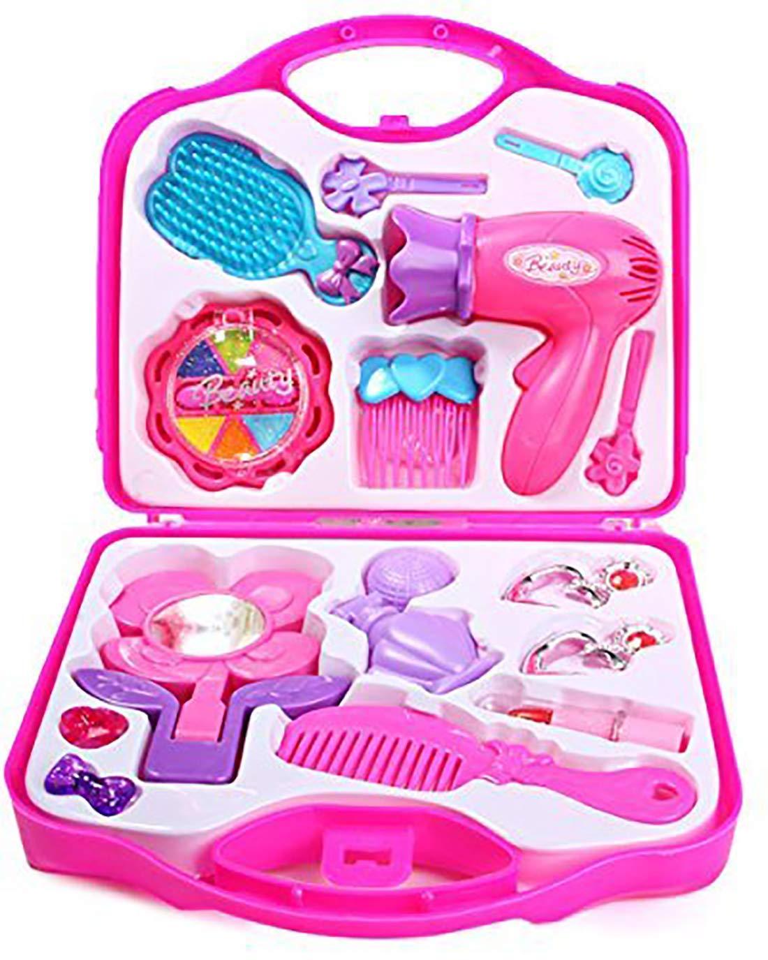 Make Up Set For Kids Girls With Fold-able Suitcase (Multicolour)
