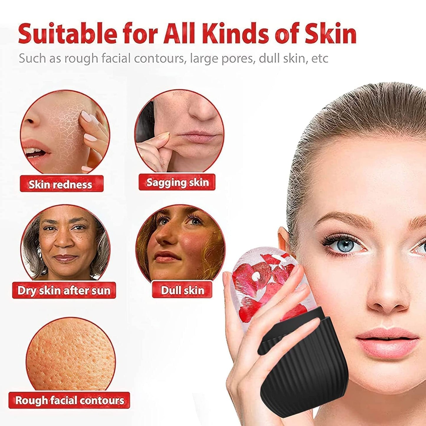 Ice Roller For Face (Black)