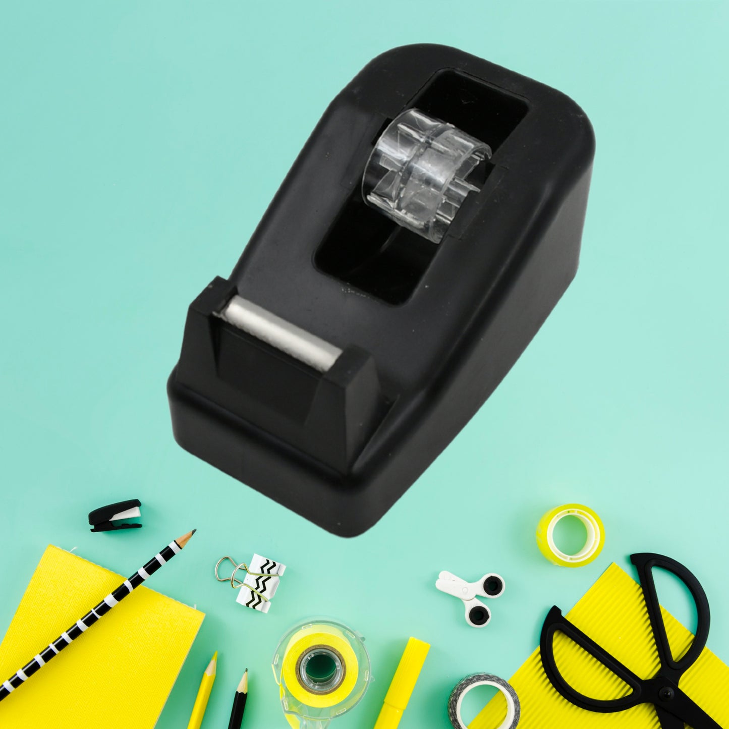 9515 Plastic Tape Dispenser Cutter For Home Office Use Tape Dispenser For Stationary Tape Cutter Packaging Tape (1 Pc 237 Gm)