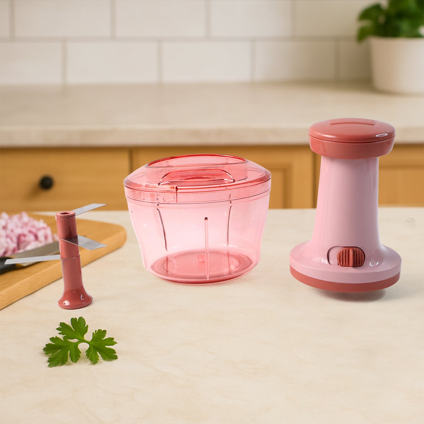 Apex Smart Manual Vegetable Chopper With 800 Ml Capacity