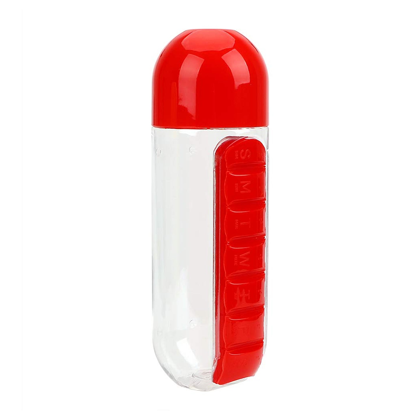 Water Bottle With Built-in Pill Organizer Approx 900ml