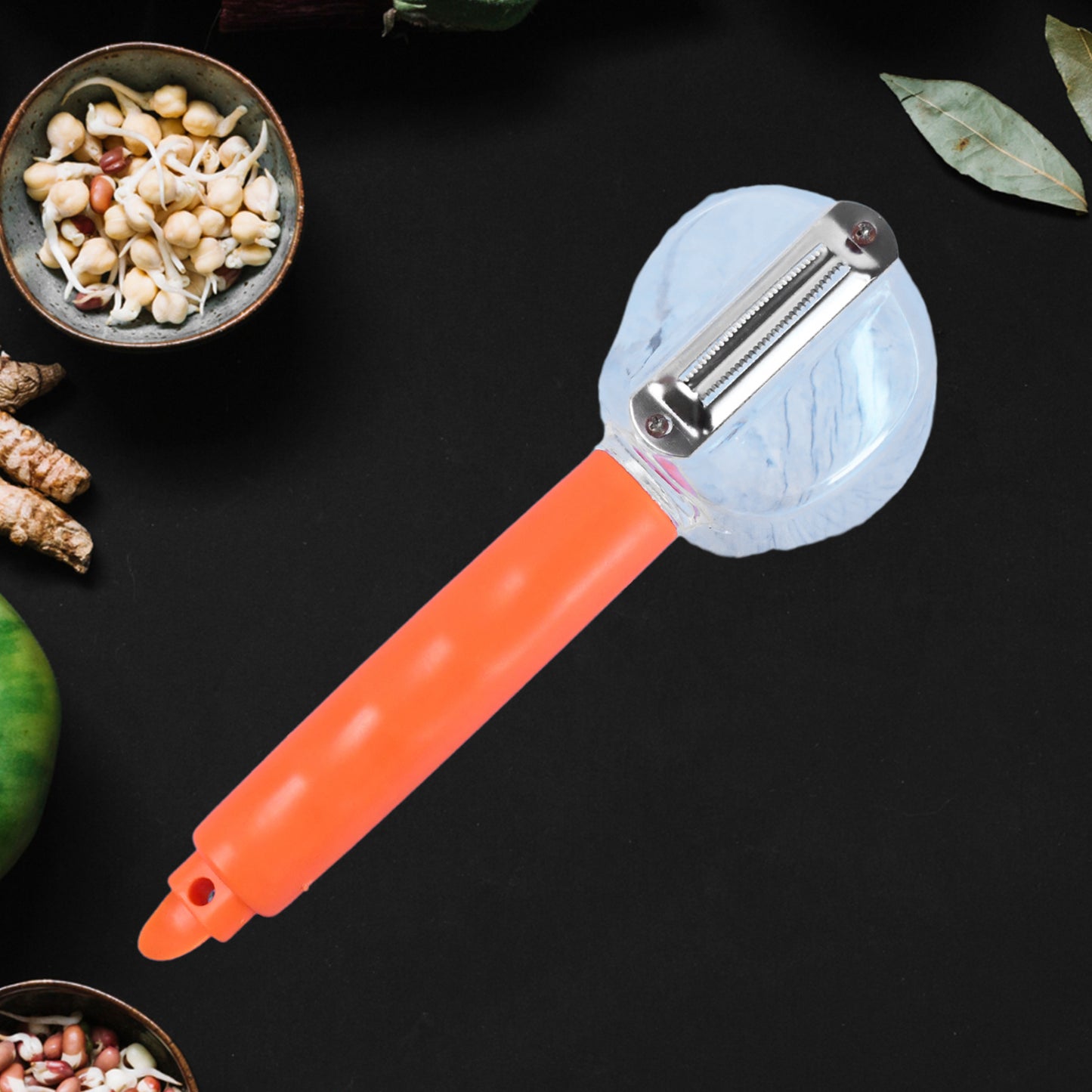 Stainless Steel Vegetable Peeler with container