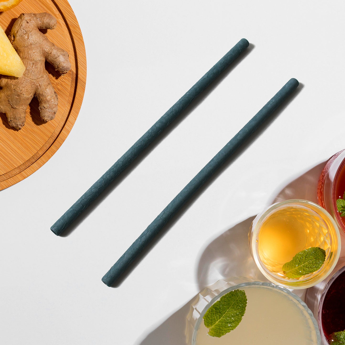 Reusable Stainless Steel Straw With Cleaning Brush (5 Pcs Set)