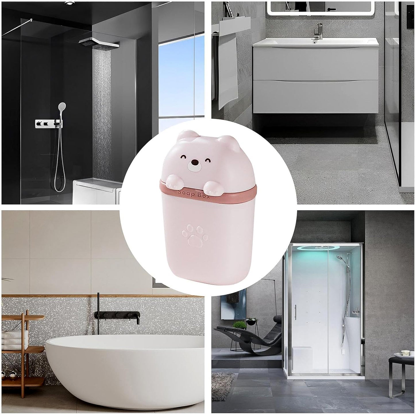 Cute Bear Soap Case