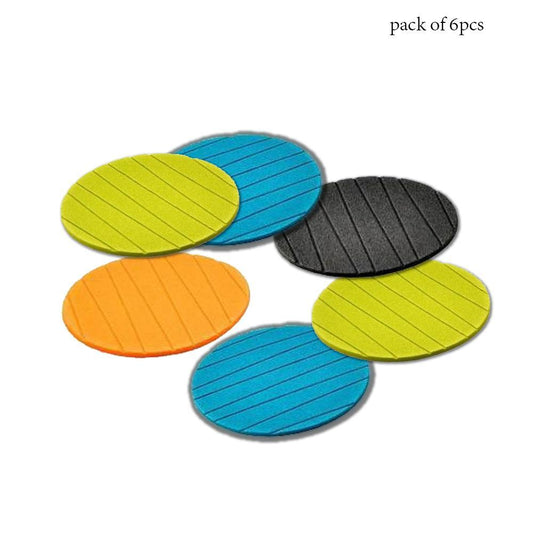 Silicone Cup Mat Coaster (6 Pcs)
