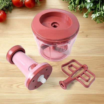 Apex Quba Push Chopper With Stainless Steel Blades