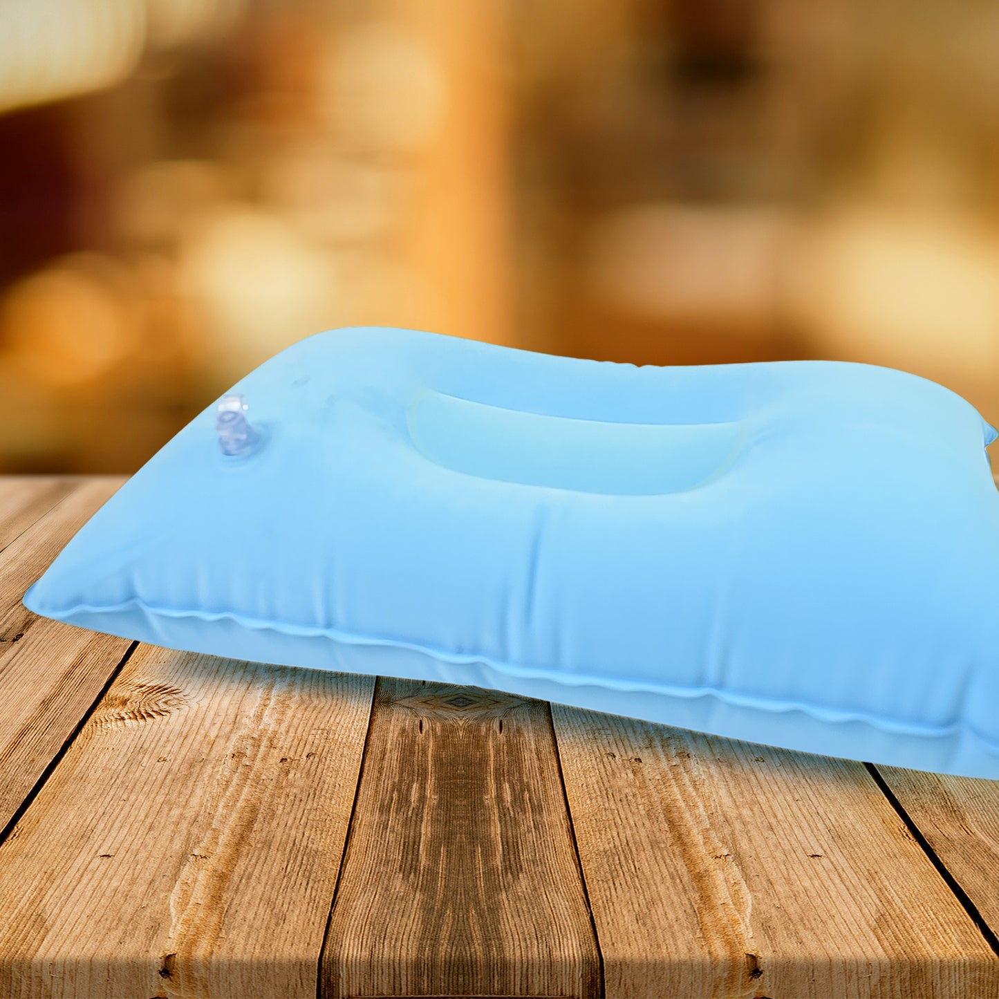 Comfortable Inflatable Travel Pillow (Mix Color)