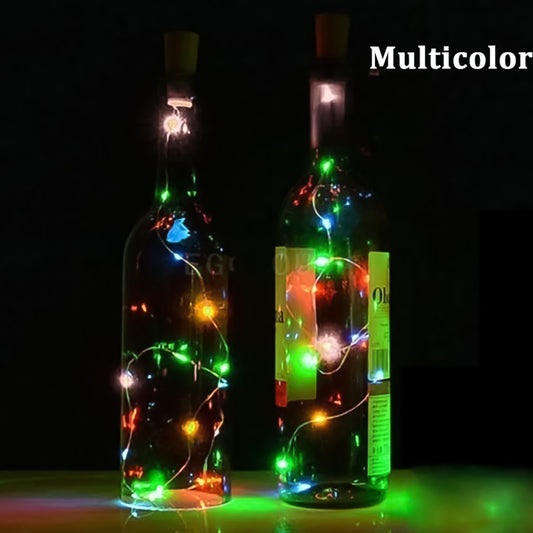 Wine Bottle Cork String Light   (Multicolor Light  5Pc)