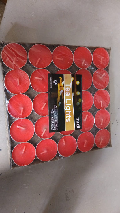 Scented Tealight Candles Set (50 Pcs Set)