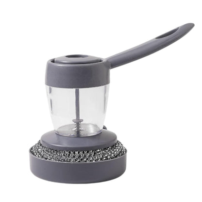 Handheld Soap Dispenser With Scrub