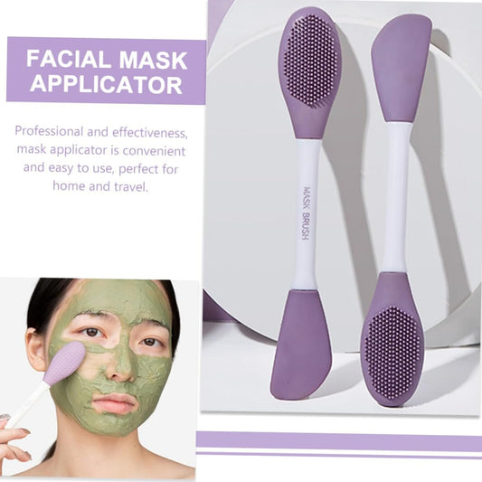 Double-headed Silicone Mask Brush & Face Cleansing
