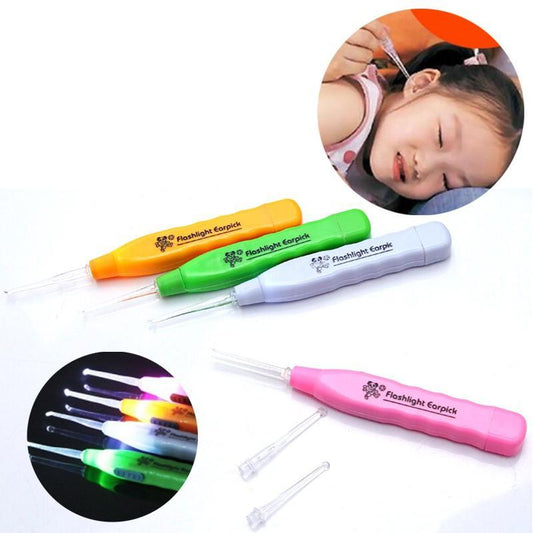 LED Flashlight Earpick Set