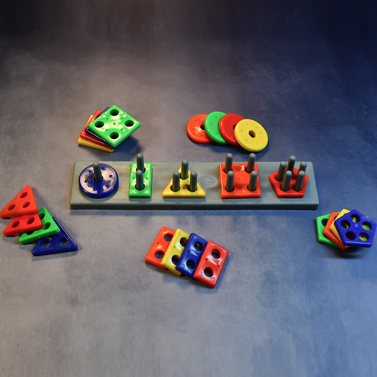 Geometric Brick - 5 Angle Matching Column Blocks For Kids