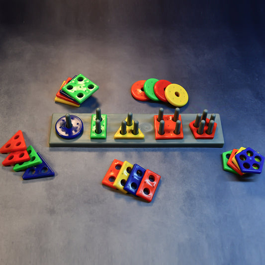 Geometric Brick - 5 Angle Matching Column Blocks For Kids