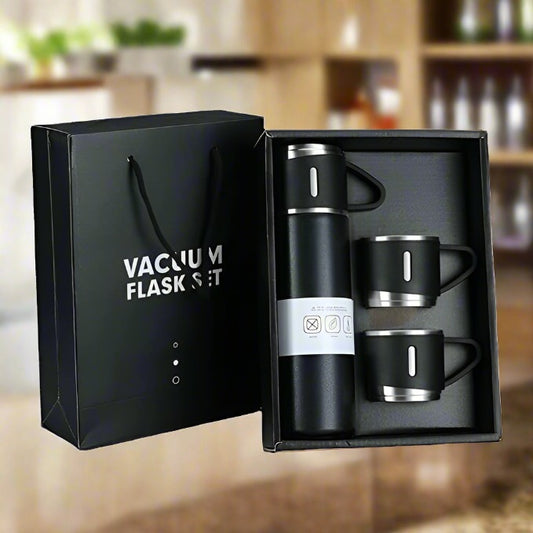 Stainless Steel Vacuum Flask Set