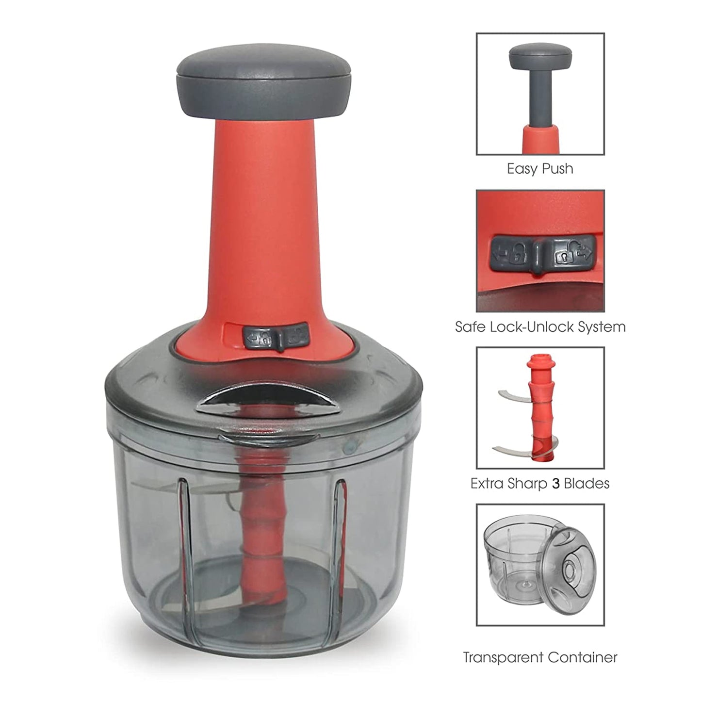 Matte Finish Manual Hand Press Chopper