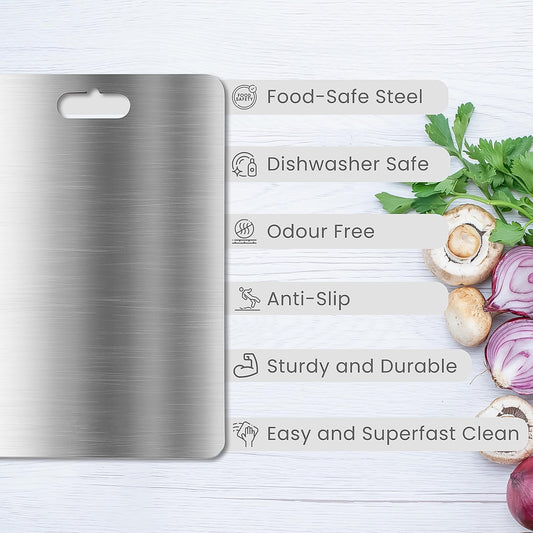 Stainless Steel Vegetable Chopping Board