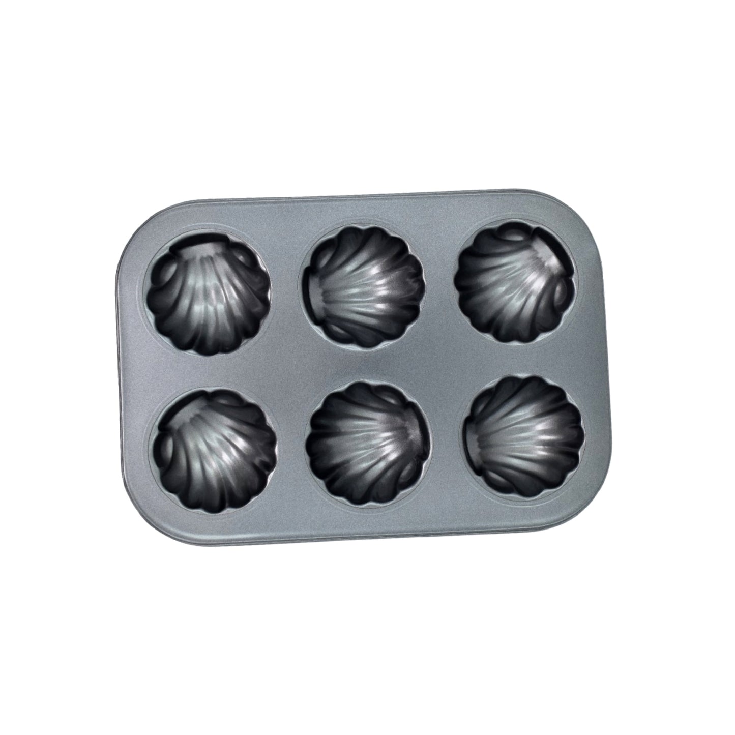 6 Slot Non-stick Cupcake Baking Molds Tray