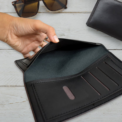 Premium Multi-compartment Travel Document Holder And Card Organizer Wallet (1 Pc)