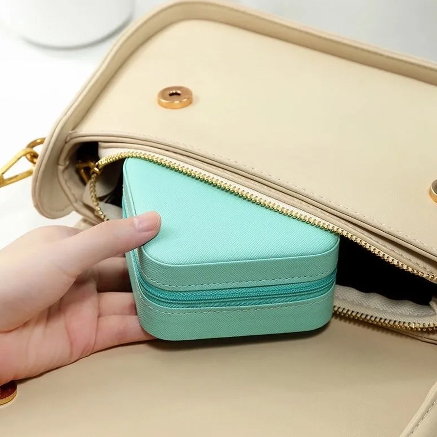 Mini Portable Jewellery Box