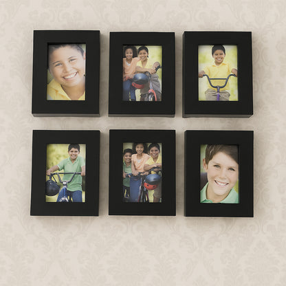 Premium Black Photo Frame Set 12 Pcs